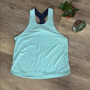 Mint colored work out tank
